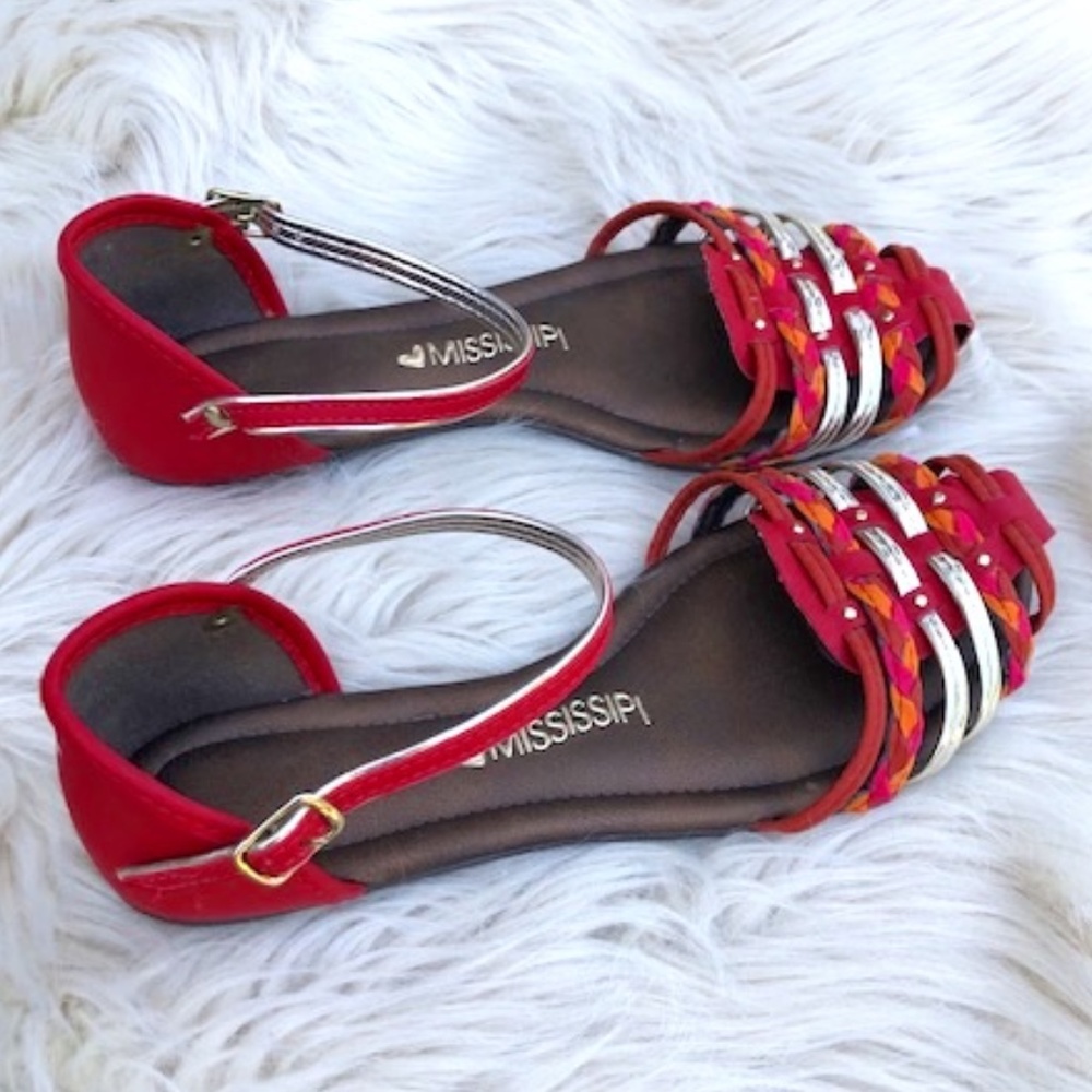 Mississipi Flat Sandals Size 7 - Picture 1 of 11